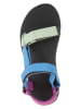 Teva Trekkingsandalen in Hellblau/ Schwarz