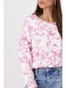 monari Sweatshirt in Pink/ Weiß