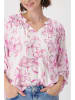 monari Bluse in Rosa/ Weiß