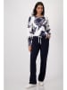 monari Sweatshirt donkerblauw/wit
