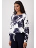 monari Sweatshirt donkerblauw/wit