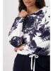 monari Sweatshirt donkerblauw/wit