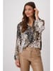 monari Bluse in Hellbraun/ Beige/ Schwarz