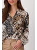 monari Bluse in Hellbraun/ Beige/ Schwarz