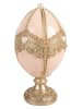 Clayre&Eef Dekofigur ''Ei'' in Rosa/ Gold - (H)27 x Ø 15 cm