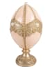 Clayre&Eef Dekofigur ''Ei'' in Rosa/ Gold - (H)27 x Ø 15 cm