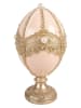 Clayre&Eef Dekofigur ''Ei'' in Rosa/ Gold - (H)27 x Ø 15 cm
