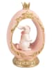 Clayre&Eef Dekofigur ''Ei'' in Gold/ Rosa - (B)13 x (H)20 x (T)10 cm