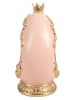 Clayre&Eef Decofiguur ''Ei'' goudkleurig/lichtroze - (B)13 x (H)20 x (D)10 cm