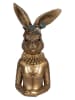 Clayre&Eef Decofiguur ''Konijntje'' goudkleurig - (B)27 x (H)49 x (D)17 cm