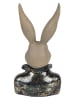 Clayre&Eef Figurka dekoracyjna "Bunny" w kolorze beżowo-czarnym - 13 x 23 x 10 cm