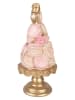Clayre&Eef Dekofigur ''Torte'' in Rosa/ Gold - (H)29 x Ø 13 cm