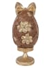 Clayre&Eef Dekofigur ''Ei'' in Braun/ Gold - (B)10 x (H)21 x (T)9 cm