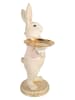 Clayre&Eef Figurka dekoracyjna "Bunny" w kolorze złoto-kremowym - 39 x 70 x 24 cm