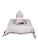 Clayre&Eef Tischdecke in Creme/ Hellbraun - (L)100 x (B)100 cm