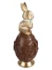 Clayre&Eef Dekofigur ''Kaninchen'' in Gold/ Braun - (H)62 x Ø 26 cm