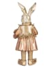 Clayre&Eef Dekofigur ''Kaninchen'' in Gold - (B)14 x (H)35 x (T)13 cm