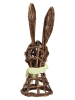 Clayre&Eef Deco-object "Konijntje" bruin/groen - (B)17 x (H)40 x (D)17 cm