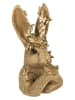 Clayre&Eef Figurka dekoracyjna "Bunny" w kolorze złotym - 21 x 34 x 20 cm