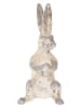 Clayre&Eef Dekofigur ''Kaninchen'' in Creme - (B)8 x (H)17 x (T)9 cm