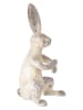Clayre&Eef Dekofigur ''Kaninchen'' in Creme - (B)8 x (H)17 x (T)9 cm