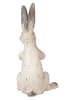 Clayre&Eef Dekofigur ''Kaninchen'' in Creme - (B)8 x (H)17 x (T)9 cm