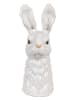 Clayre&Eef Vaas "Konijntje" wit - (B)13 x (H)33 x (D)14 cm