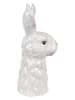 Clayre&Eef Vaas "Konijntje" wit - (B)13 x (H)33 x (D)14 cm