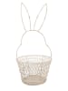 Clayre&Eef Aufbewahrungskorb ''Konijntje'' crème - (H)34 x Ø 15 cm