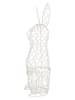 Clayre&Eef Aufbewahrungskorb ''Konijntje'' wit - (B)14 x (H)39 x (D)12 cm
