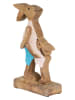 Clayre&Eef Dekoobjekt ''Kaninchen'' in Hellbraun - (B)12 x (H)22 x (T)6 cm