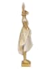 Clayre&Eef Dekofigur ''Kaninchen'' in Gold - (B)11 x (H)33 x (T)8 cm