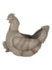 Clayre&Eef Blumentopf ''Huhn'' in Grau - (B)46 x (H)38 x (T)30 cm