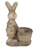 Clayre&Eef Bloempot beige - (B)38 x (H)49 x (D)22 cm