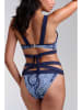 Marlies Dekkers Bikini-Hose in Dunkelblau/ Hellblau