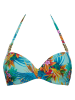 Marlies Dekkers Bikini-Oberteil in Hellblau/ Bunt