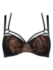 Marlies Dekkers Balconette-BH in Hellbraun/ Schwarz