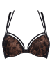 Marlies Dekkers Push-Up-BH in Schwarz/ Hellbraun