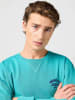 Wrangler Sweatshirt in Türkis