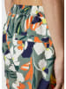 Marc O´Polo Badeshorts in Oliv/ Orange/ Creme