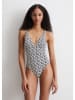 Marc O´Polo Bodywear Badpak zwart/wit