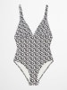 Marc O´Polo Beachwear Strój kąpielowy w kolorze czarno-białym