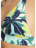 Marc O´Polo Beachwear Bikini-Oberteil in Türkis/ Gelb/ Dunkelblau
