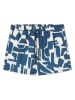 Marc O´Polo Badeshorts in Dunkelblau/ Weiß