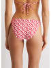 Marc O´Polo Bodywear Bikini-Hose in Rot/ Weiß