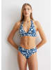 Marc O´Polo Bodywear Bikini-Hose in Blau/ Weiß