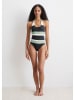 Marc O´Polo Bodywear Strój kąpielowy w kolorze granatowo-miętowo-białym