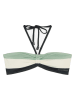 Marc O´Polo Biustonosz bikini w kolorze zielono-kremowo-antracytowym