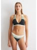 Marc O´Polo Bikini-Hose in Dunkelblau/ Mint/ Weiß