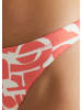 Marc O´Polo Bikini-Hose in Koralle/ Weiß